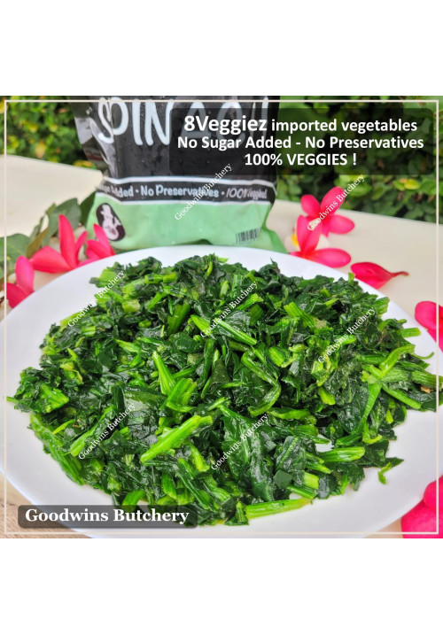 8Veggiez frozen vegetable SPINACH IMPORTED BAYAM 500g 8 Veggiez